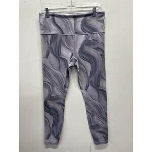 Athleta Women's Large Elation Tight Leggings Marbled Color Activewear